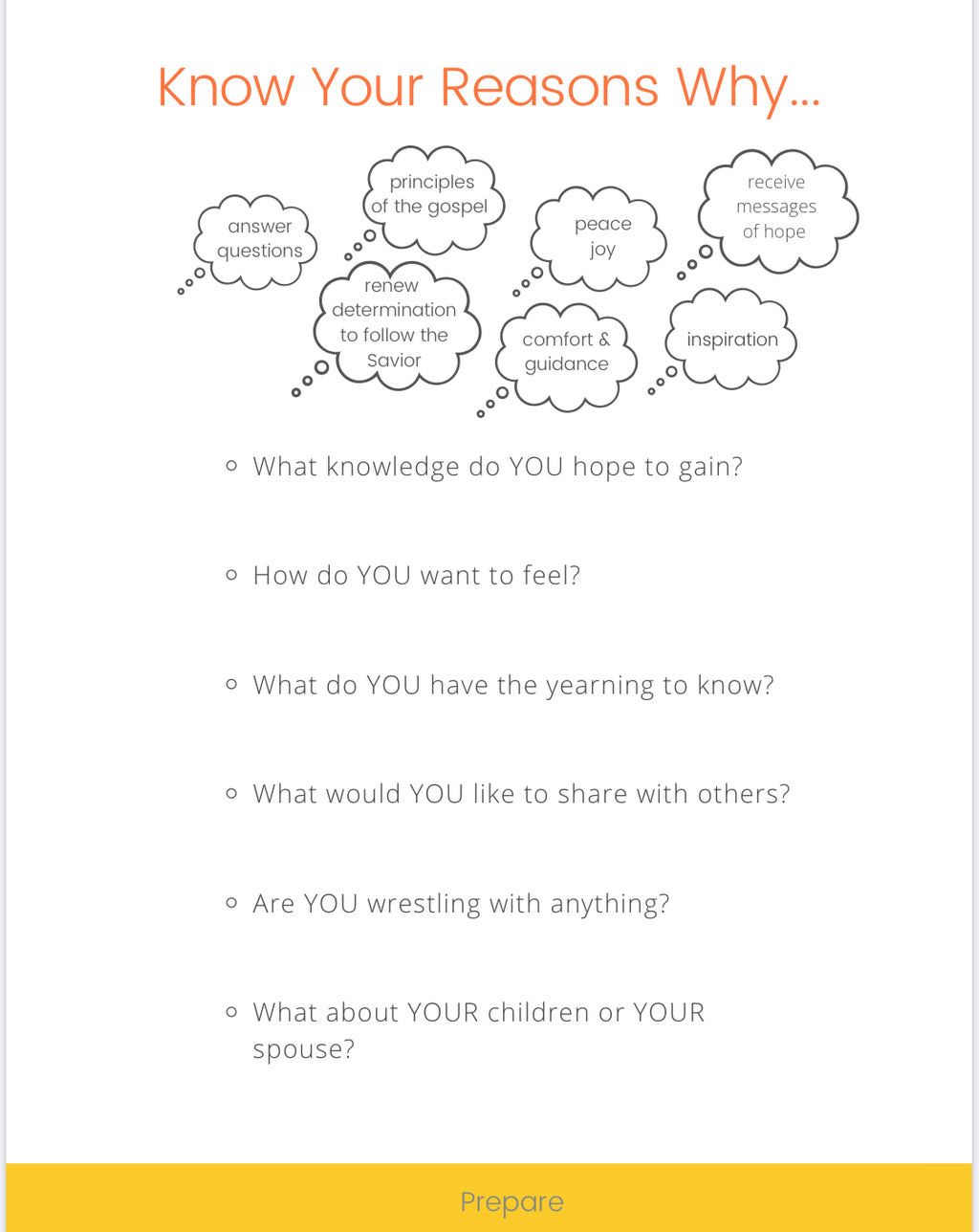 2021 Prepare for General Conference - Use your creative and spiritual gifts to prepare, participate, and ponder - Digital download