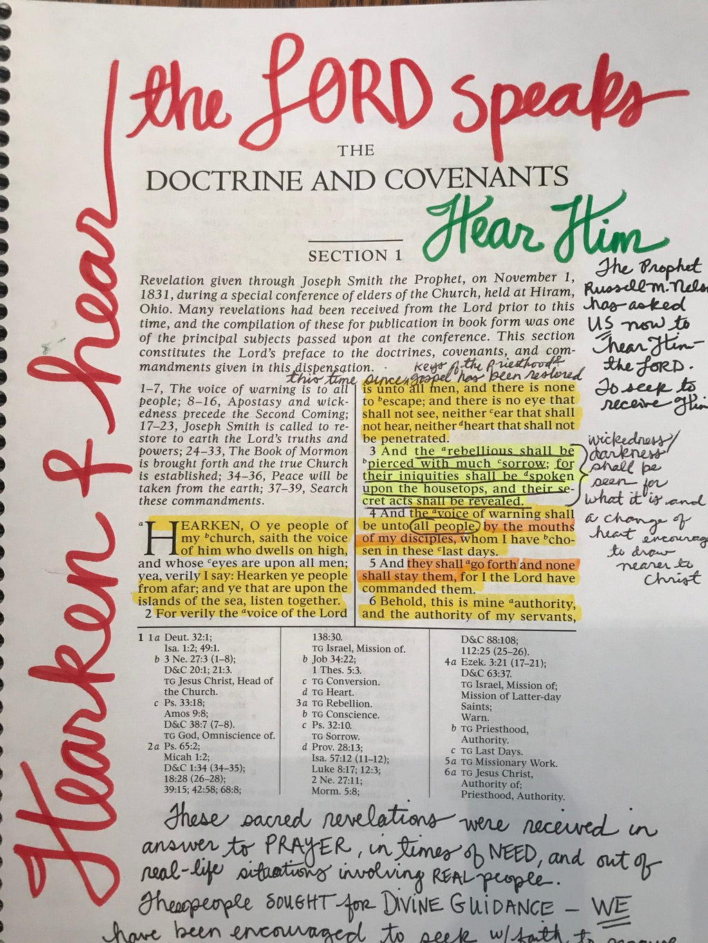 Wide Margin Doctrine and Covenants