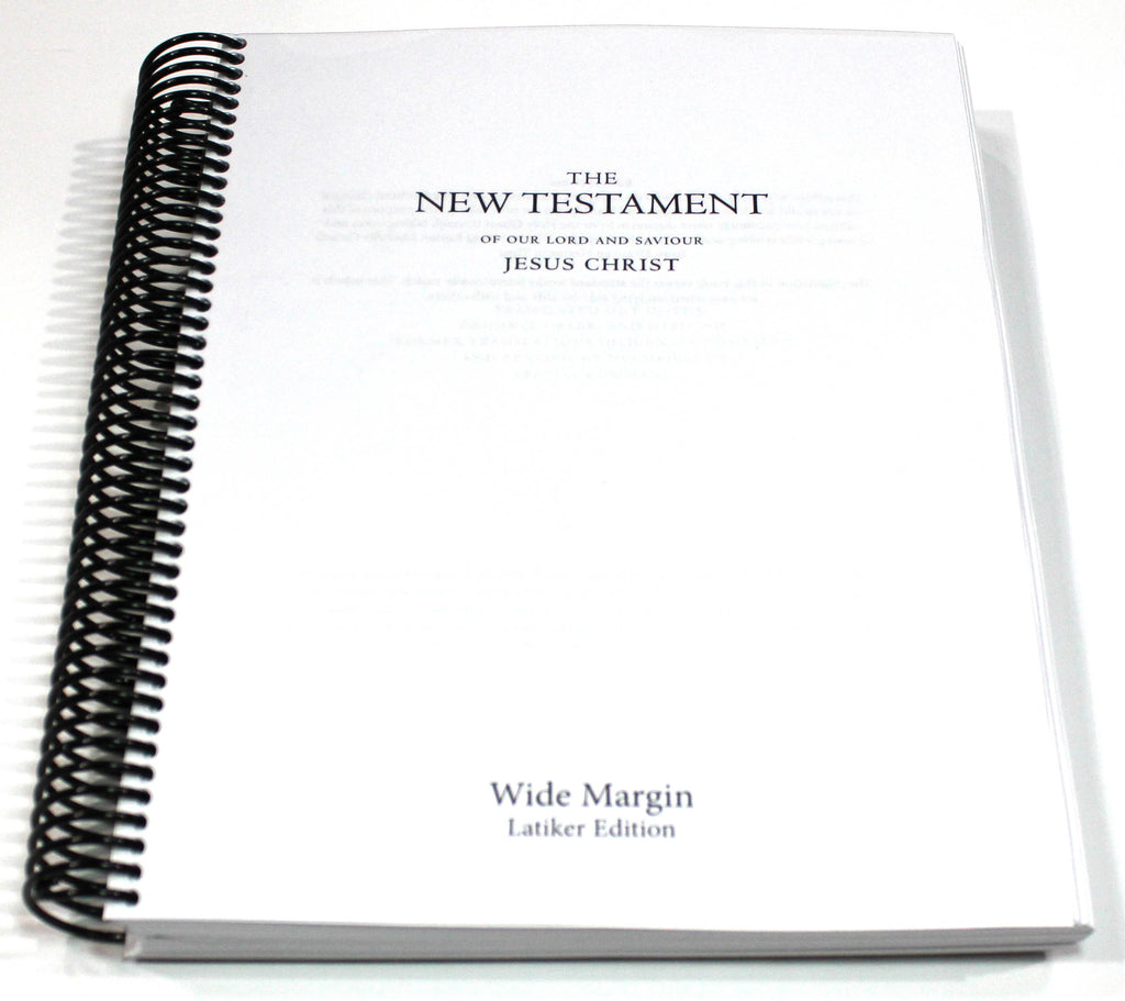 Wide-Margin New Testament