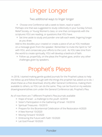 2021 Prepare for General Conference - Use your creative and spiritual gifts to prepare, participate, ponder - Spiral Bound