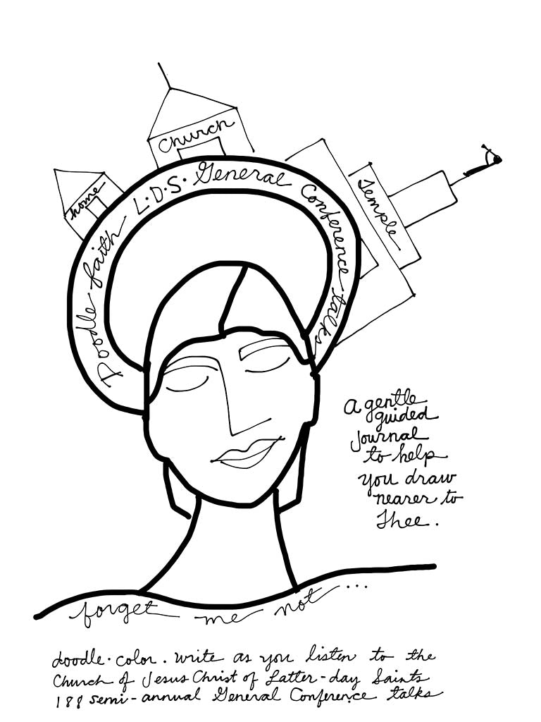 October 2018 - Doodle Faith - Forget Me Not -spiral bound